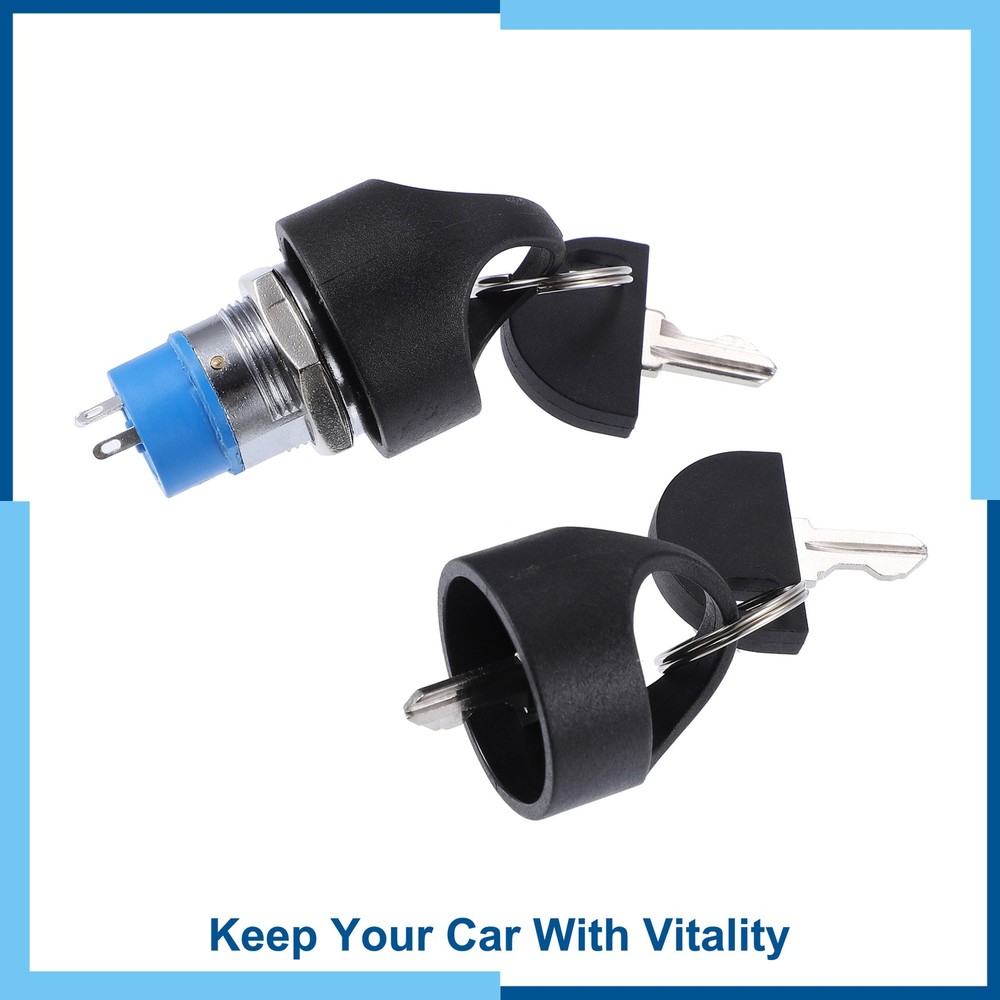 Universal Pack (1) Ignition Starter on Off Switch Lock with Keys 4 Wheels