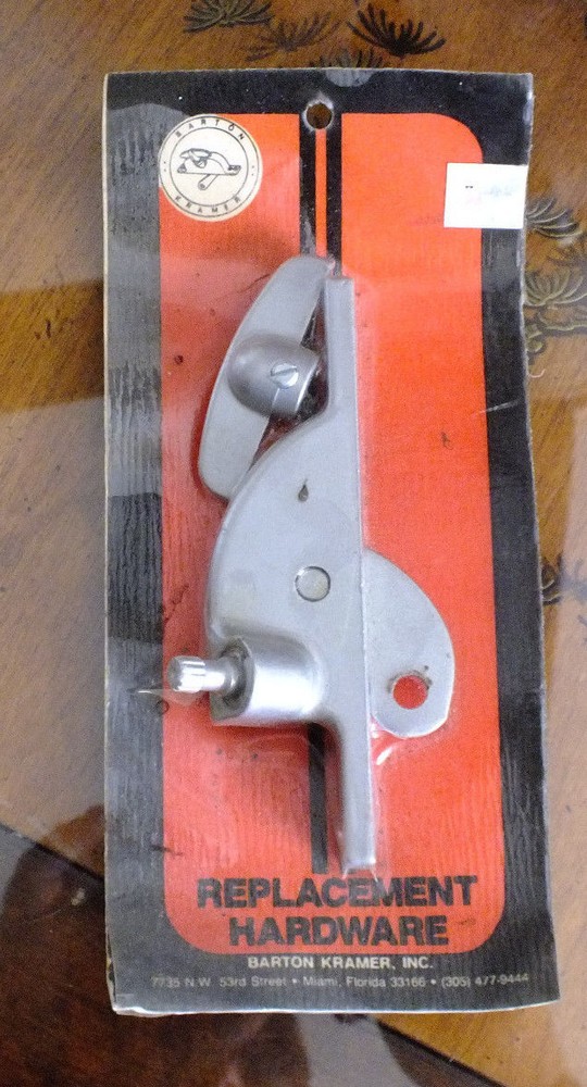Barton Kramer Replacement window handle D-6 L.H New