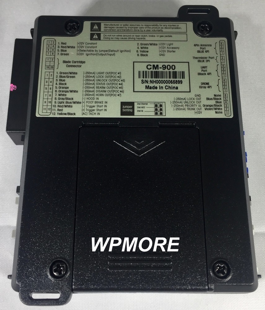 Compustar CSP940-S 1-Way LED G18 1500-ft Range Remote Start Keyless Entry System