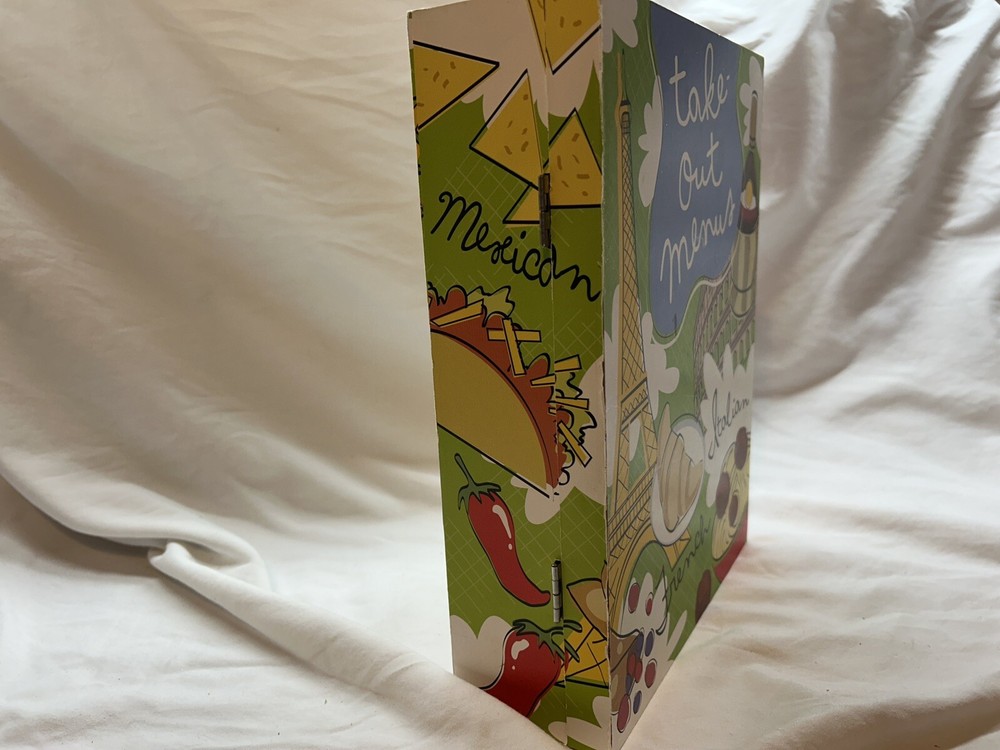 Multinational Menu Box Bi-Fold with Latch (12 x 9)
