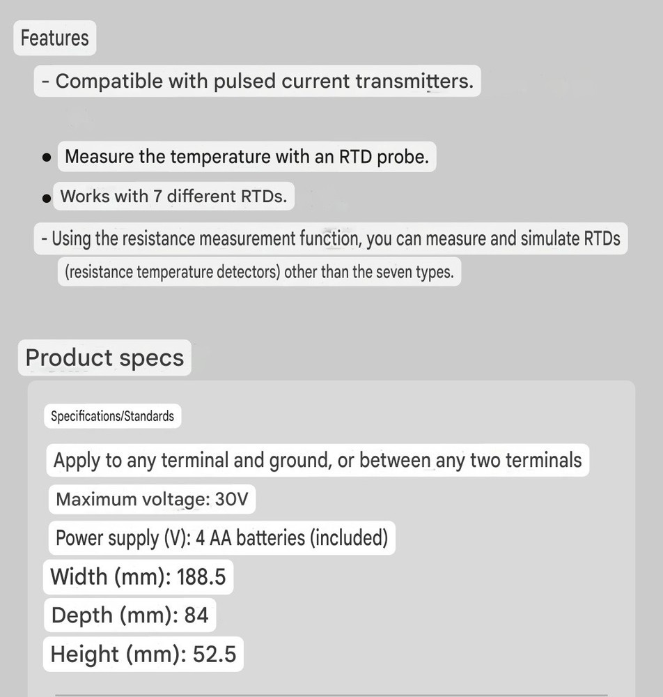 Fluke712B Temperature Calibrator