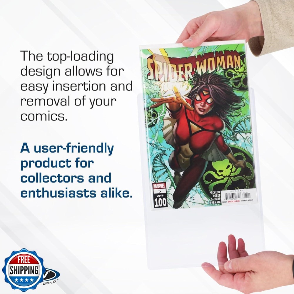 BCW Current Comic Book Top Loaders - 20 Pack | Premium PVC Holders for Modern