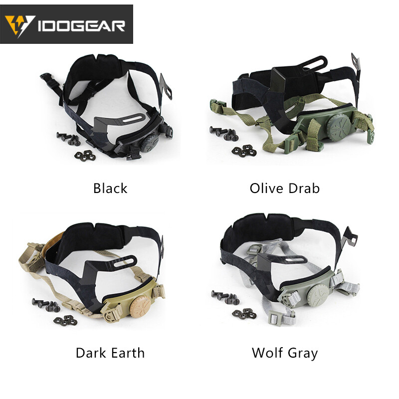 IDOGEAR Tactical FAST Helmet Hanging System Suspension OPS-CORE ACH Occ-Dial
