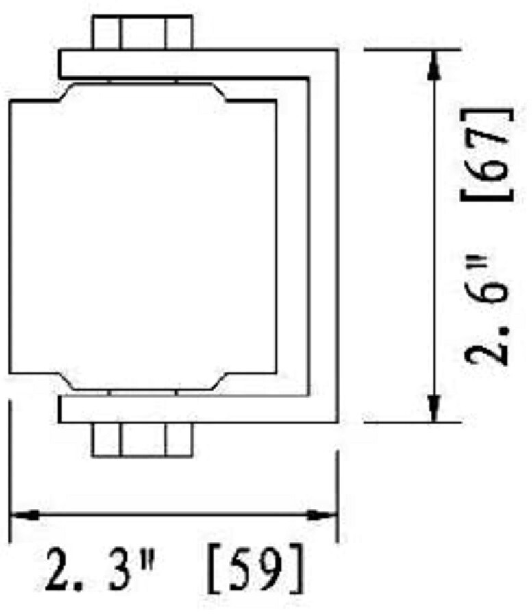 ALEKO set of 2 Side Rollers for Sliding Rolling Gate Roller Guide with Bracket