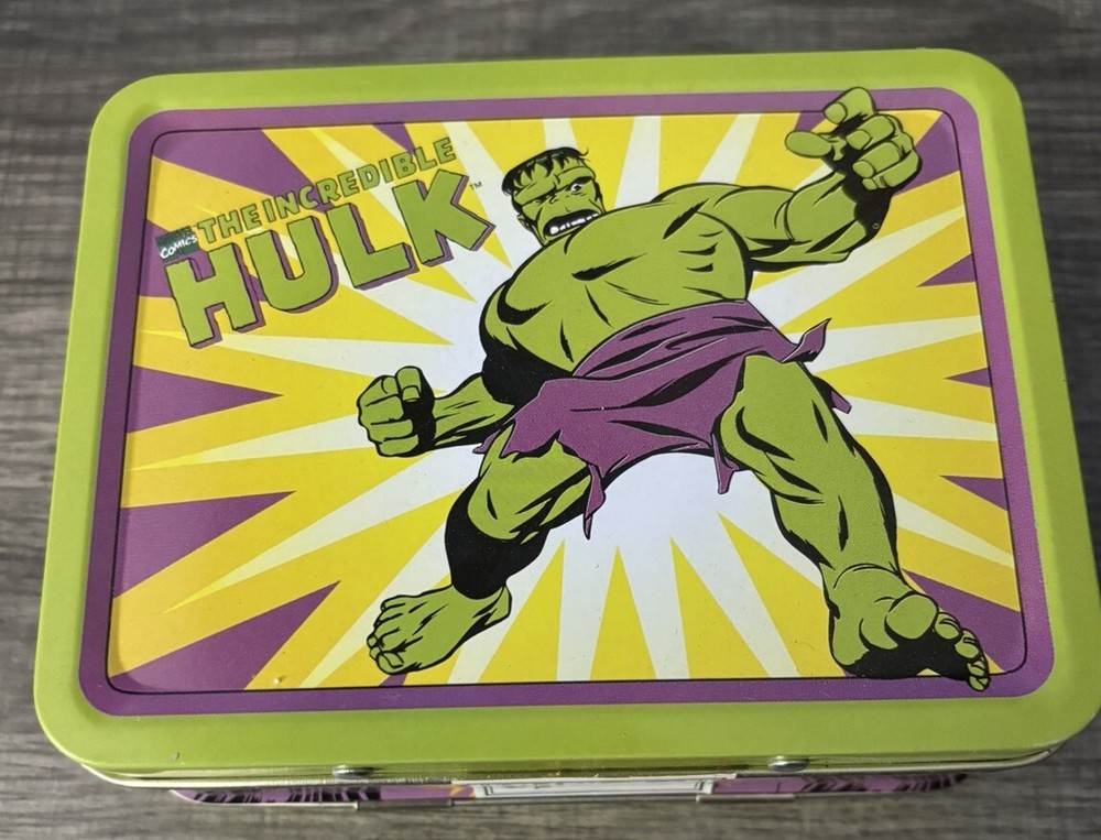 The Incredible HULK Mini METAL TIN LUNCH BOX