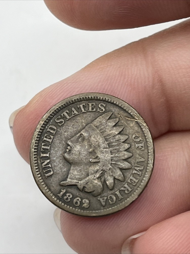 1862 Indian Head Cent #0695