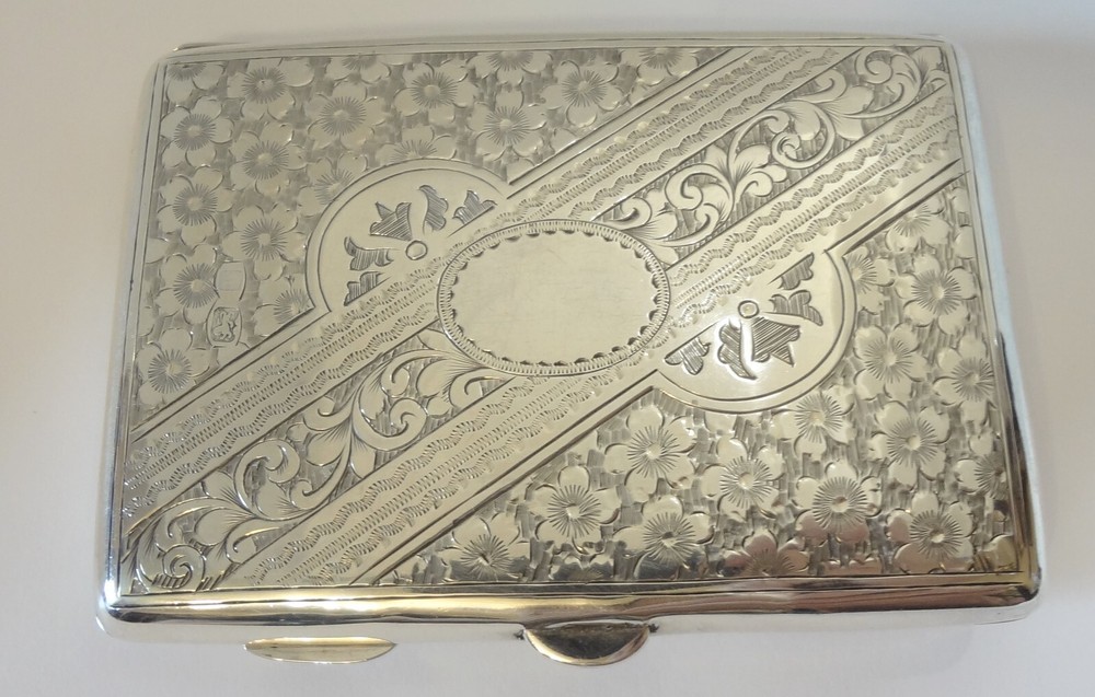1901 Robert Pringle & Sons Sterling Silver Card Aide Memoire Case