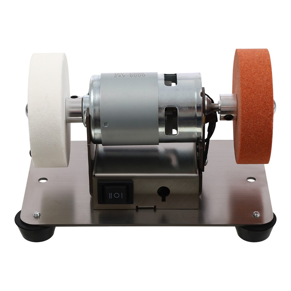 Electric Benchtop Sander with Variable Speed Control for Grinding Tasks