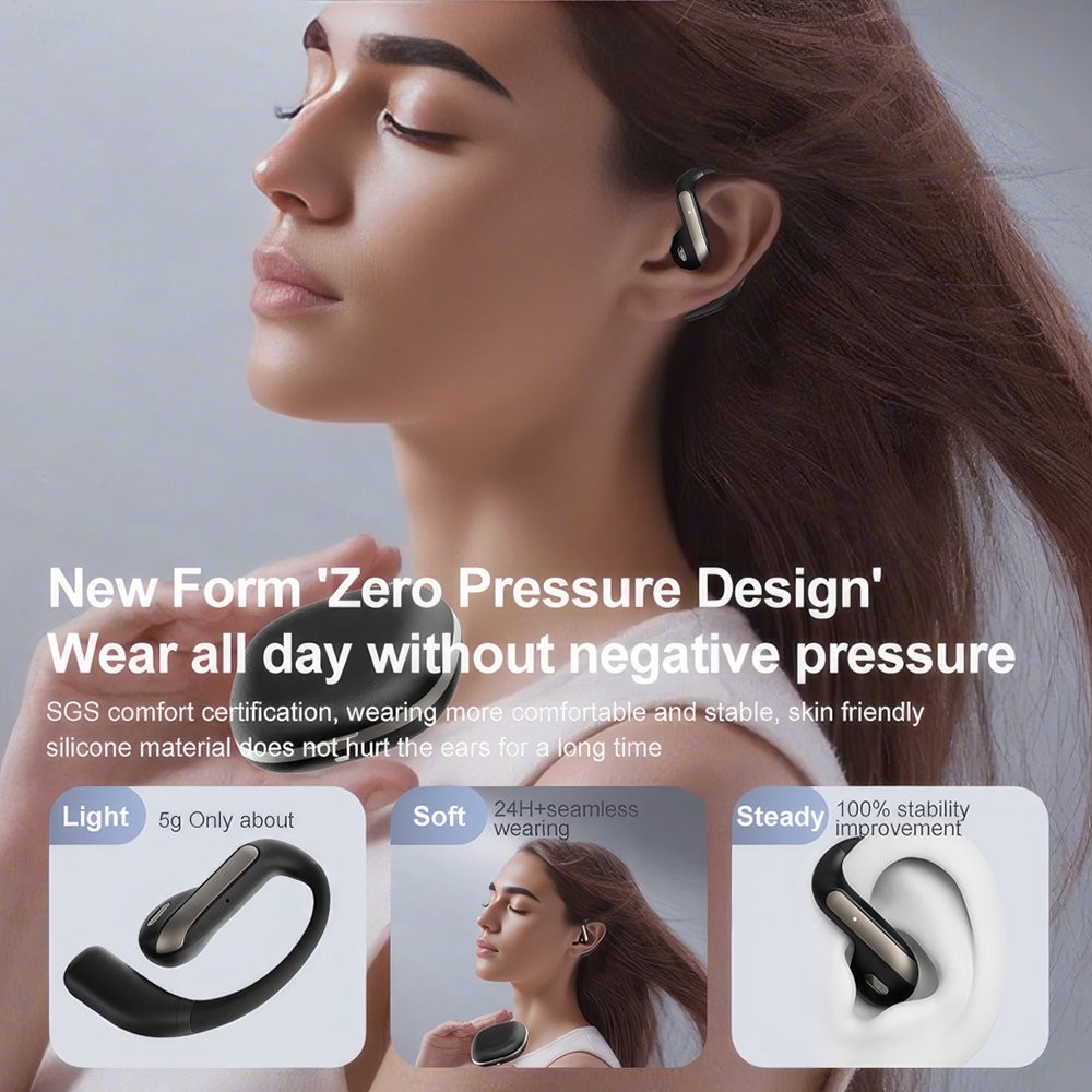 KOVOL Bluetooth Translation Earphone Real Time 144 Language Translator Earbuds
