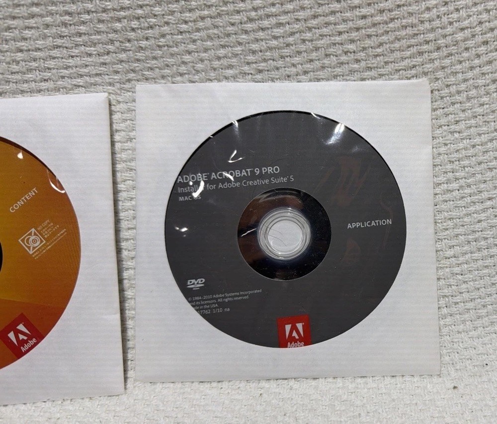 Adobe Creative Suite 5 CS5 Design Standard For MAC OS Full Retail DVD Vers.