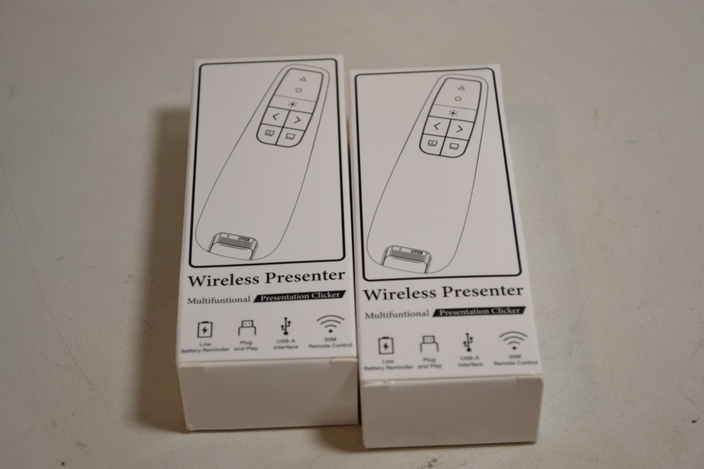 2 Pack Presentation Clicker - Remote Control