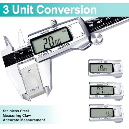 Digital Caliper, Caliper Measuring Tool, Micrometer Dial Vernier KY-21B