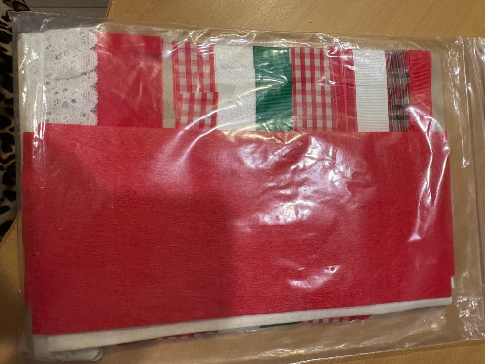 Christmas stocking kit - ribbons