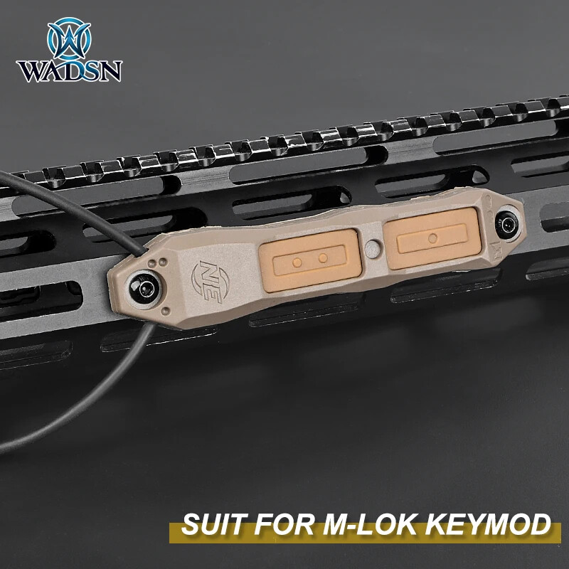 Tactical Pressure Remote Switch Dual Function Button For PEQ DBAL Laser Light