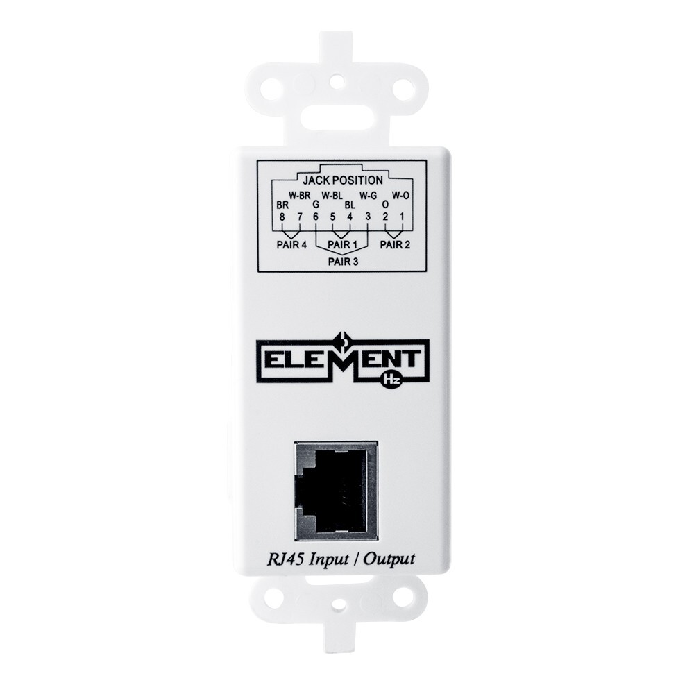 Element-Hz™ ELE7015 VGA Over Cat5e/6 Extender Wall Plate (White)