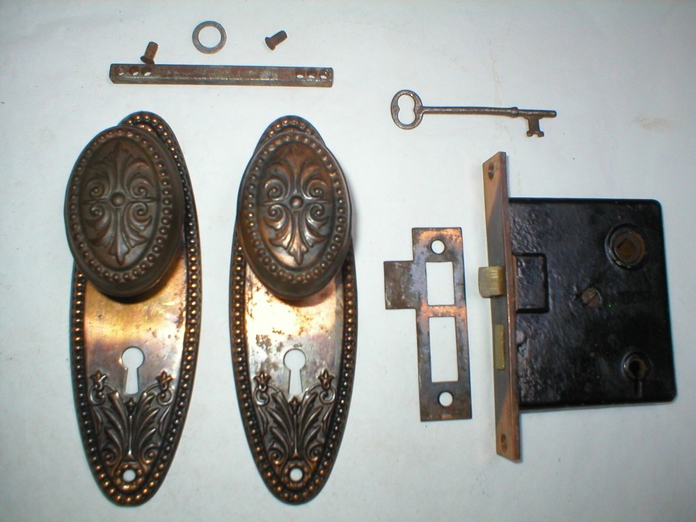 Antique Victorian Era Door Hardware