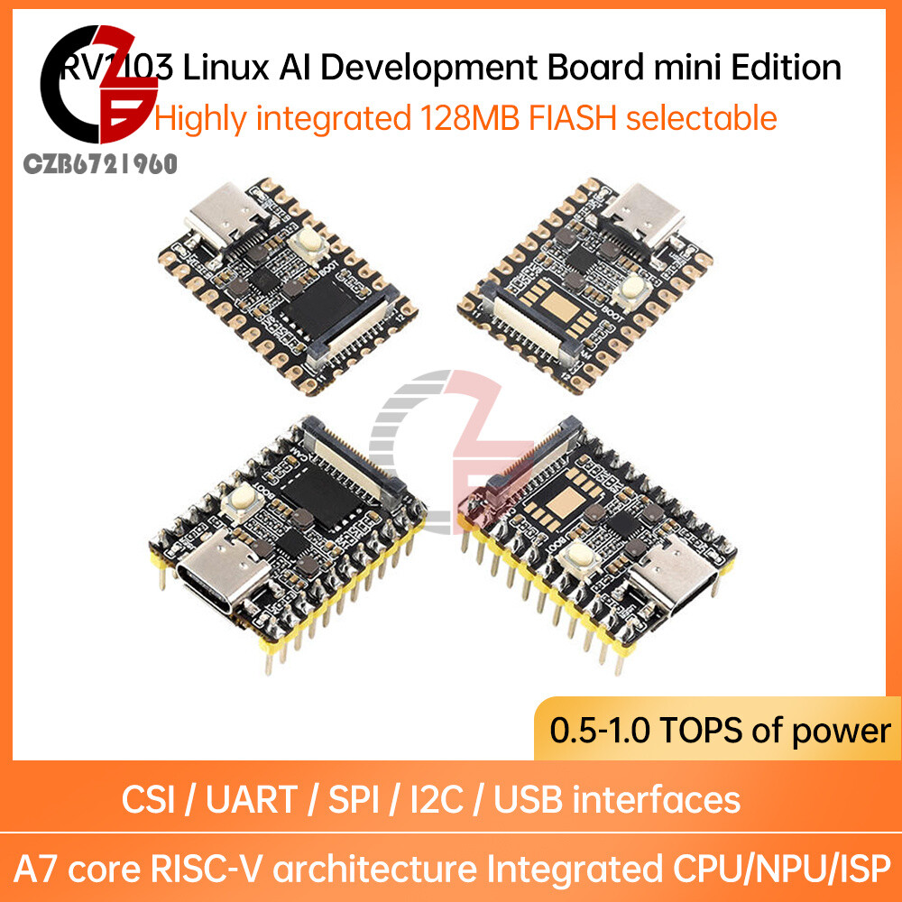 Type-C LuckFox Pico Mini Linux RV1103 Chip AI Development Board + 128MB Flash