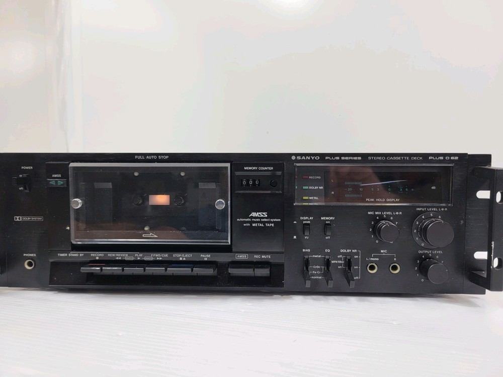 Sanyo Plus Series D62 Cassette Deck