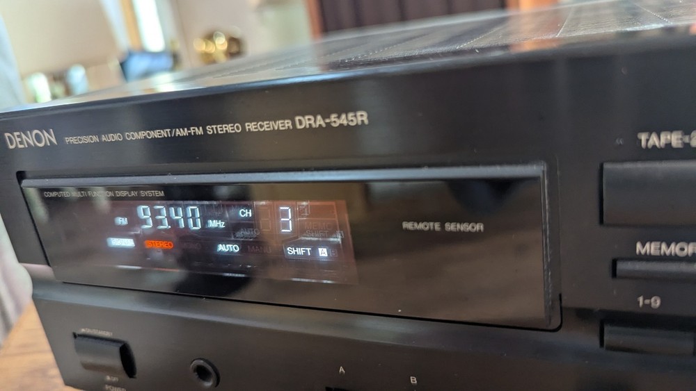 DENON DRA-545R PRECISION AUDIO COMPONENT AM/FM STEREO RECEIVER