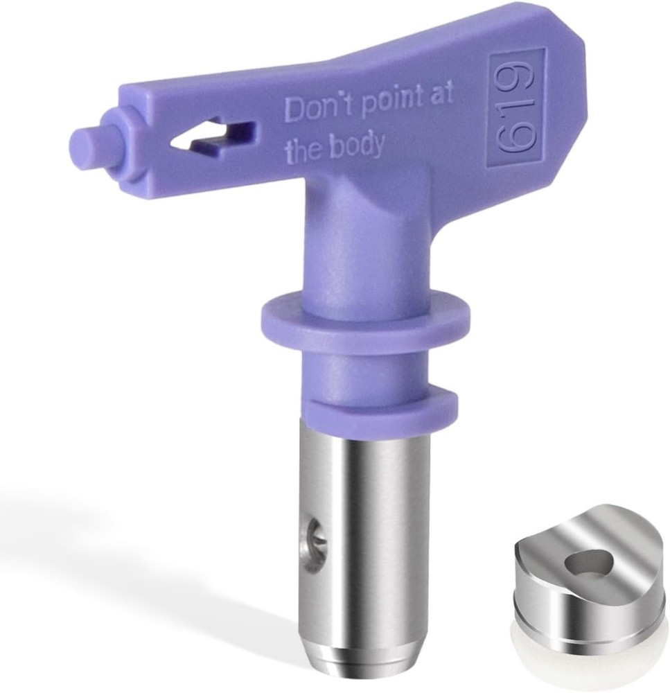 619 High Efficiency Airless Spray Tip, 12-14 Inch Pattern,