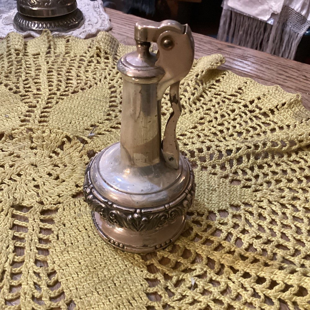 Vintage Silver Plate Ronson  "DECANTER  " Table Lighter