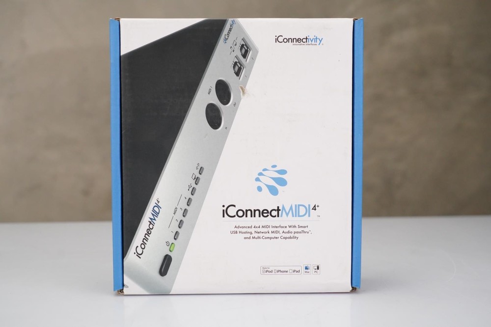 iConnectivity iConnectMIDI 4+ 4-Channel MIDI Interface #56882