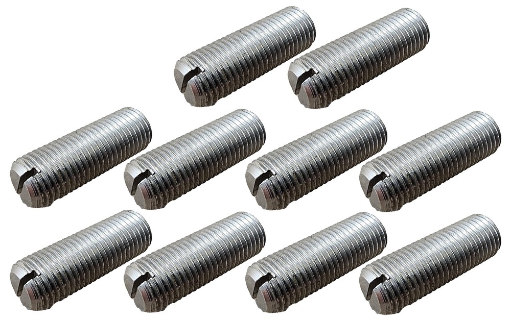 10 Lot Procomm S1B Stainless 1"Long 3/8x24 All Thread Replacement Stud Bolt