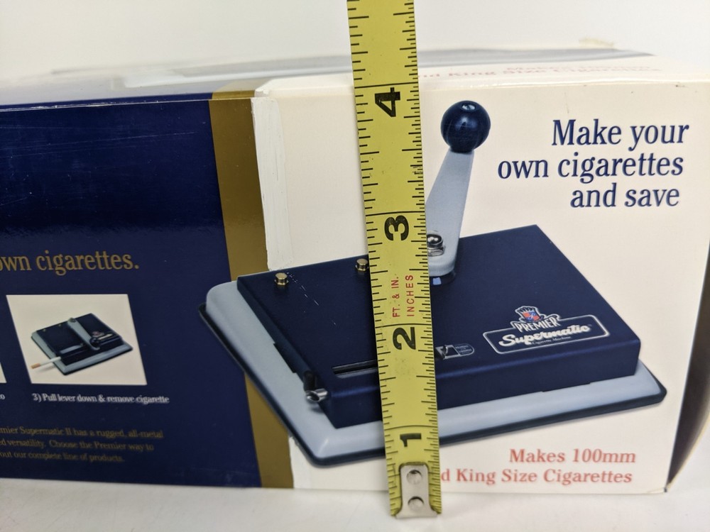 PREMIER Supermatic Cigarette Injector Machine Makes 100mm Regular & King #2