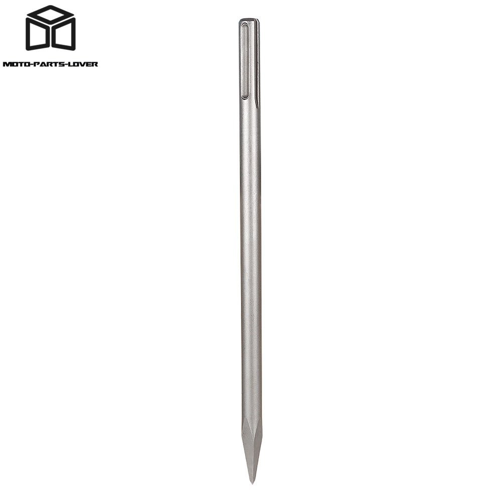 3 Pack SDS Max Bits Set Durable 16" Long-Point Chisel Scaling Chisel Flat Chisel