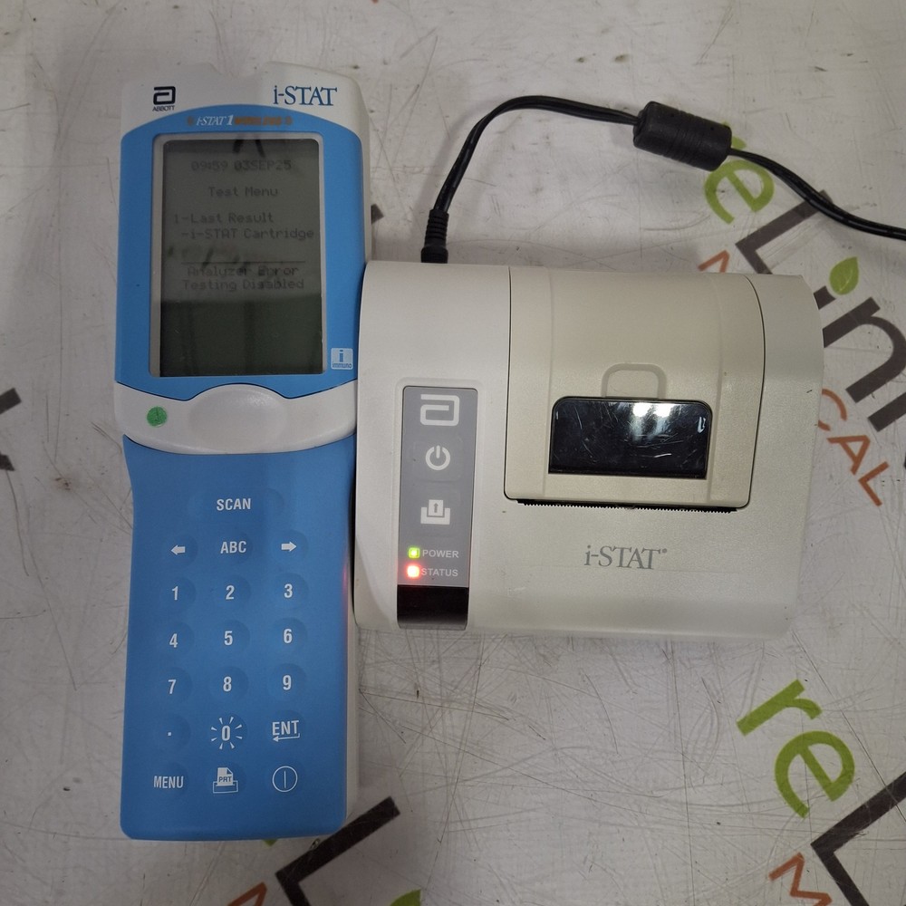 Abbott i-Stat 300W Wireless Blood Analyzer with i-Stat 1 Printer