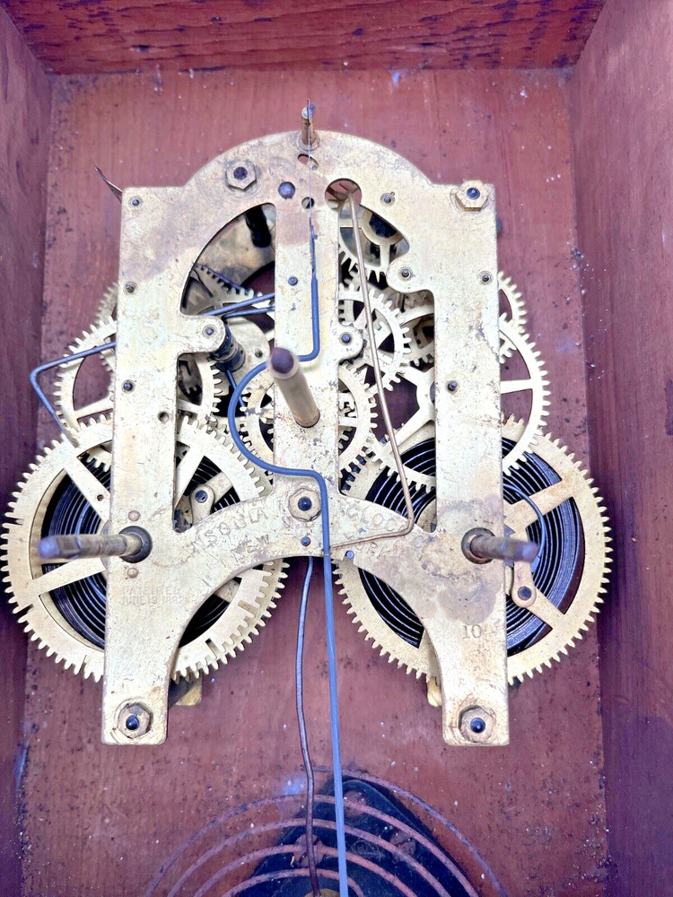 Antique Ansonia Project Wall Clock (0234)