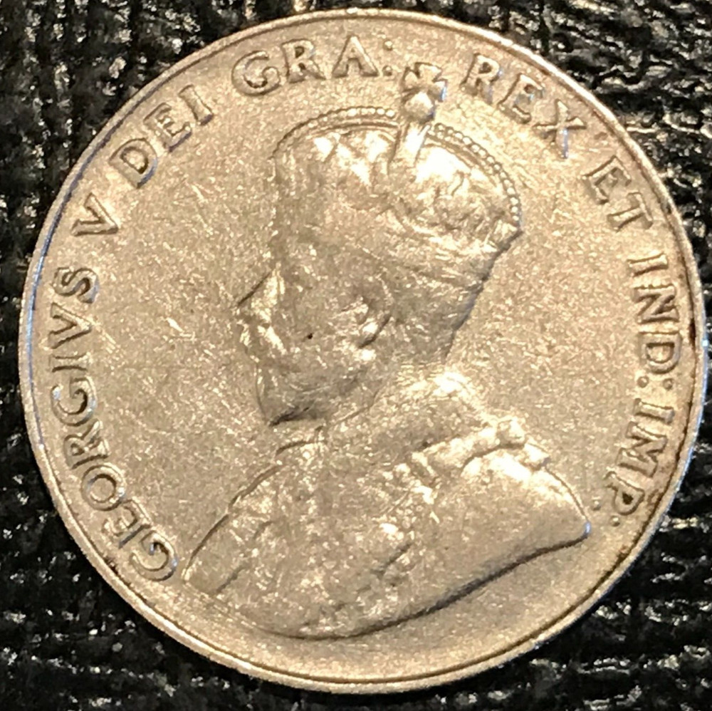 FINE 1931 CANADA FIVE CENTS COIN-MAR604