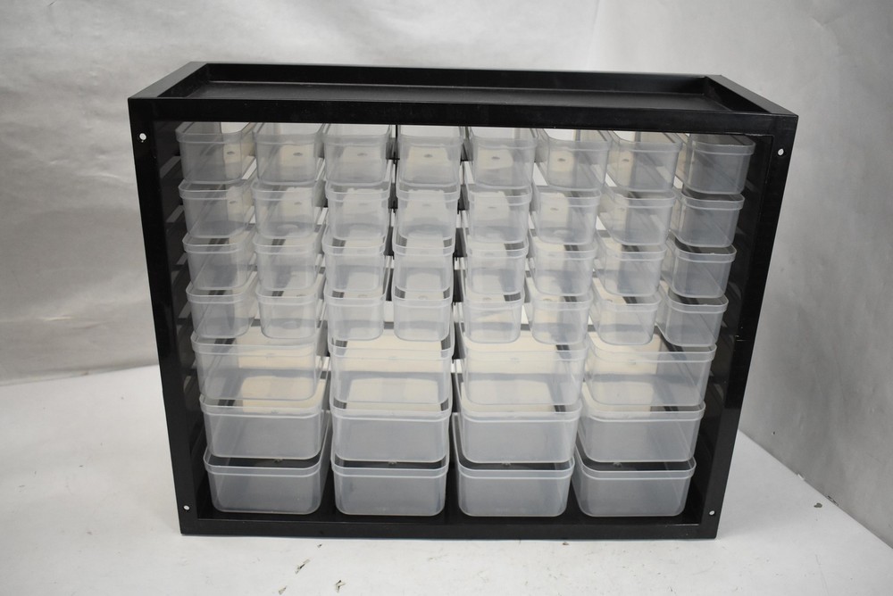 IRIS DPC-44 Black 44 Drawer Storage Rack Bin Combo Parts Hardware Organizer
