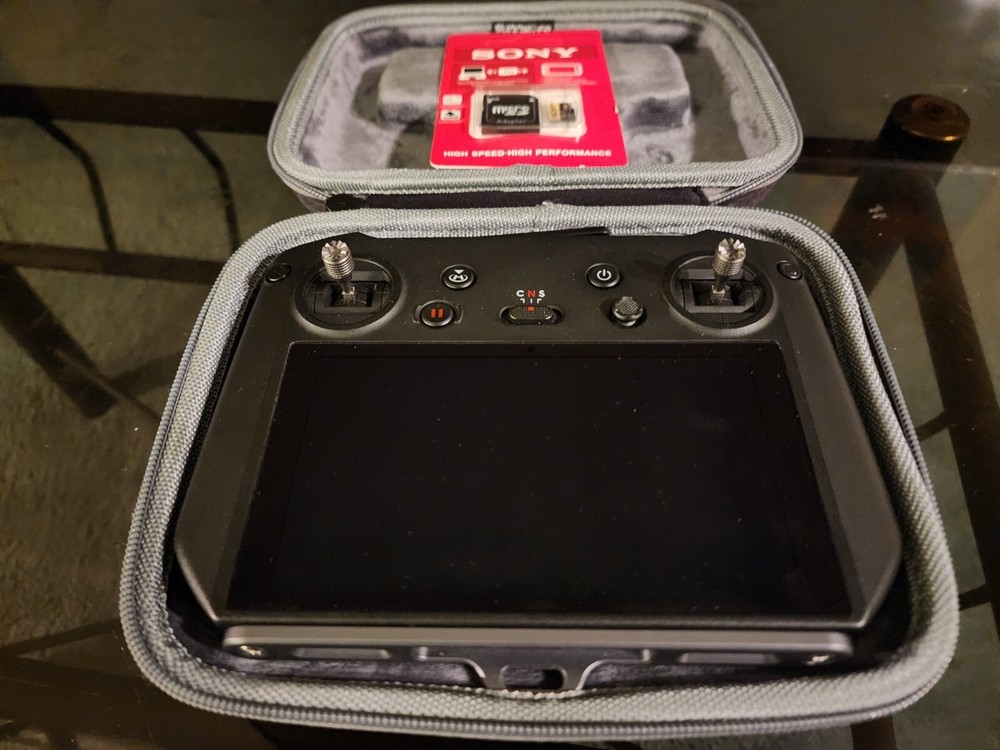 DJI RC Pro Controller, with Screen Protector, Hard Case, Lanyard, Bracket & Card