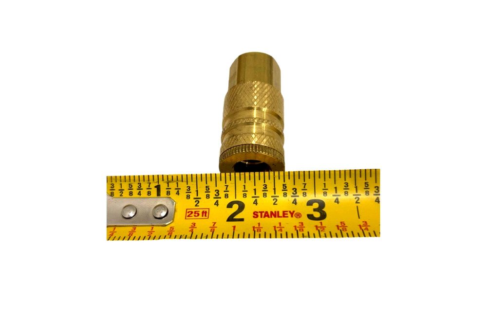 MSC PNEUMATIC HOSE COUPLING THREAD BRASS LOT OF 3