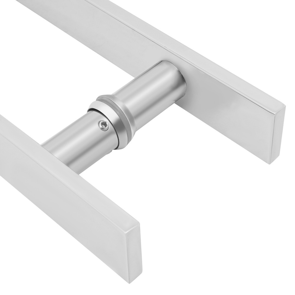 Pull Push Sliding Barn Door Handles H Shape Door Pull Handle Stainless Steel
