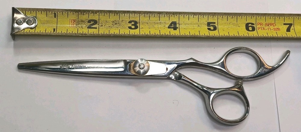 EQUINOX International Barber Shears With Finger Rest PL10?, Adjustable Screw