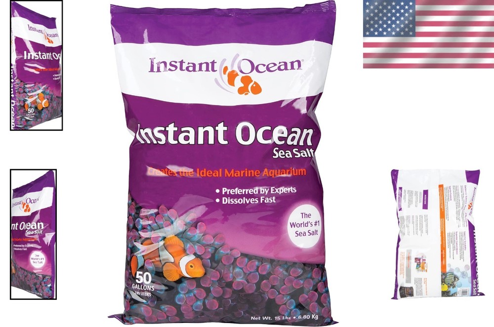 Marine Aquarium Sea Salt, Fast Dissolving