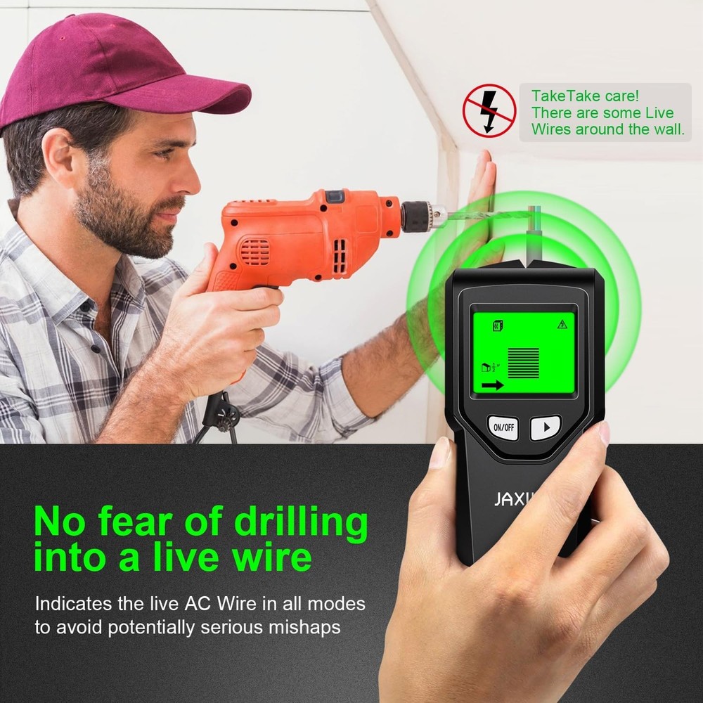 Stud Finder Wall Scanner 5 in 1 Tool with LCD Display for Home Projects