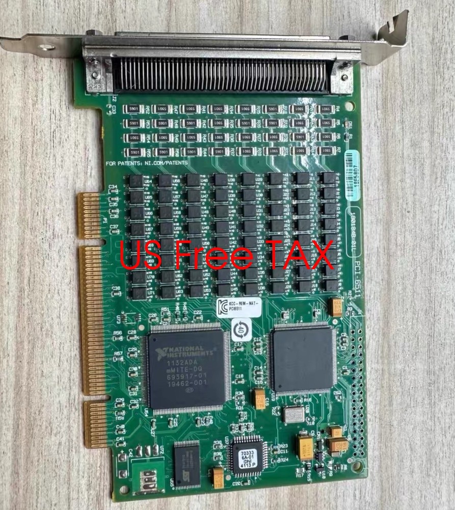 PCI-6511 Data Acquisition Module 32 Channel SourceOutput Digital I/O Module used