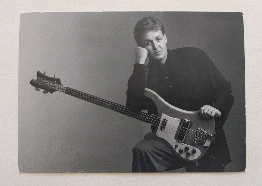 PAUL MCCARTNEY ORIGINAL 1987 MPL PROMO POSTCARD