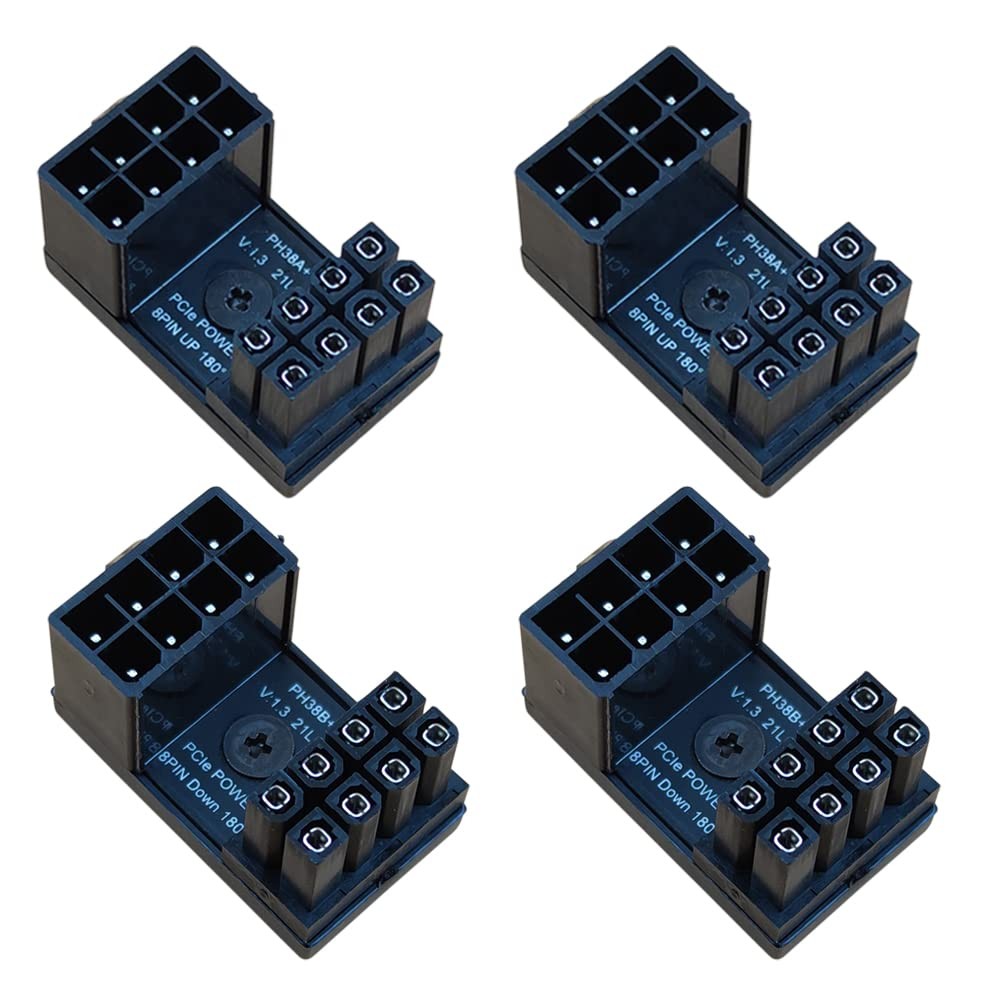 COMeap 8 Pin 180 Degree Adapter, GPU VGA 8 STD/RVS*2, 8 STD/RVS*2