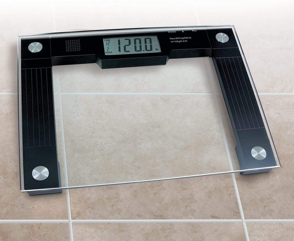 Ideaworks JB5824 Extra Wide Talking Scale-Visual & Voice Display Scale- 550 P...