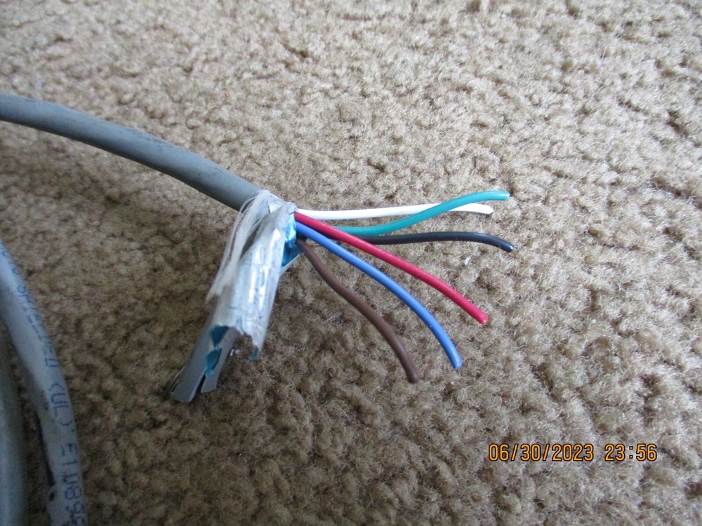 15' - 18/6 BELDEN copper twisted shielded pair wire signal security Stranded