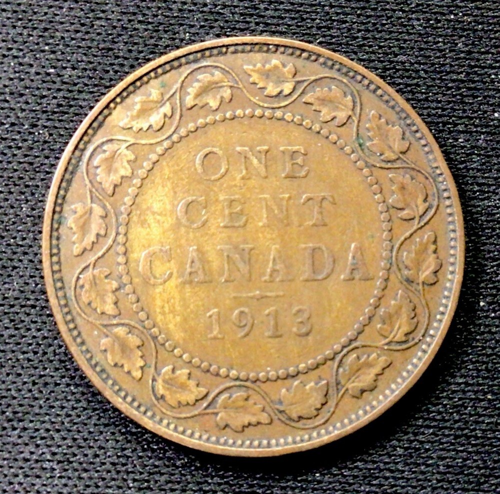 1913 Canada 1 Cent! ENN Coins