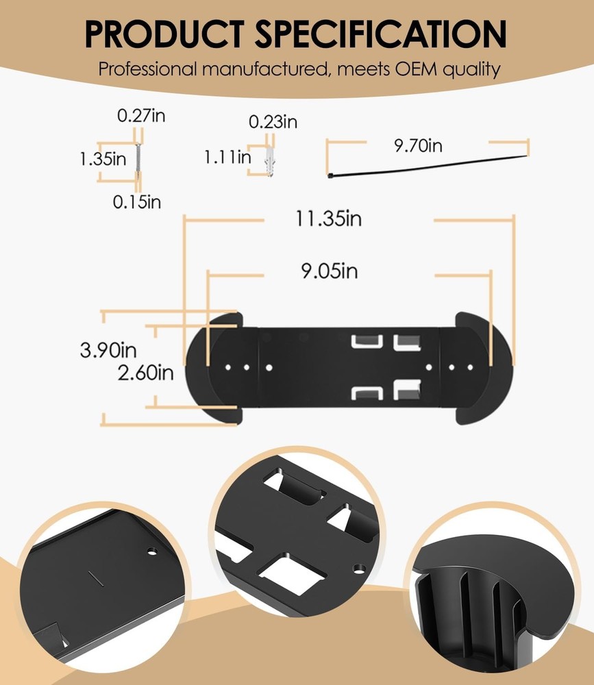 for Starlink Ethernet Cable Caddy Adapter Holder, Keep Installation Organized