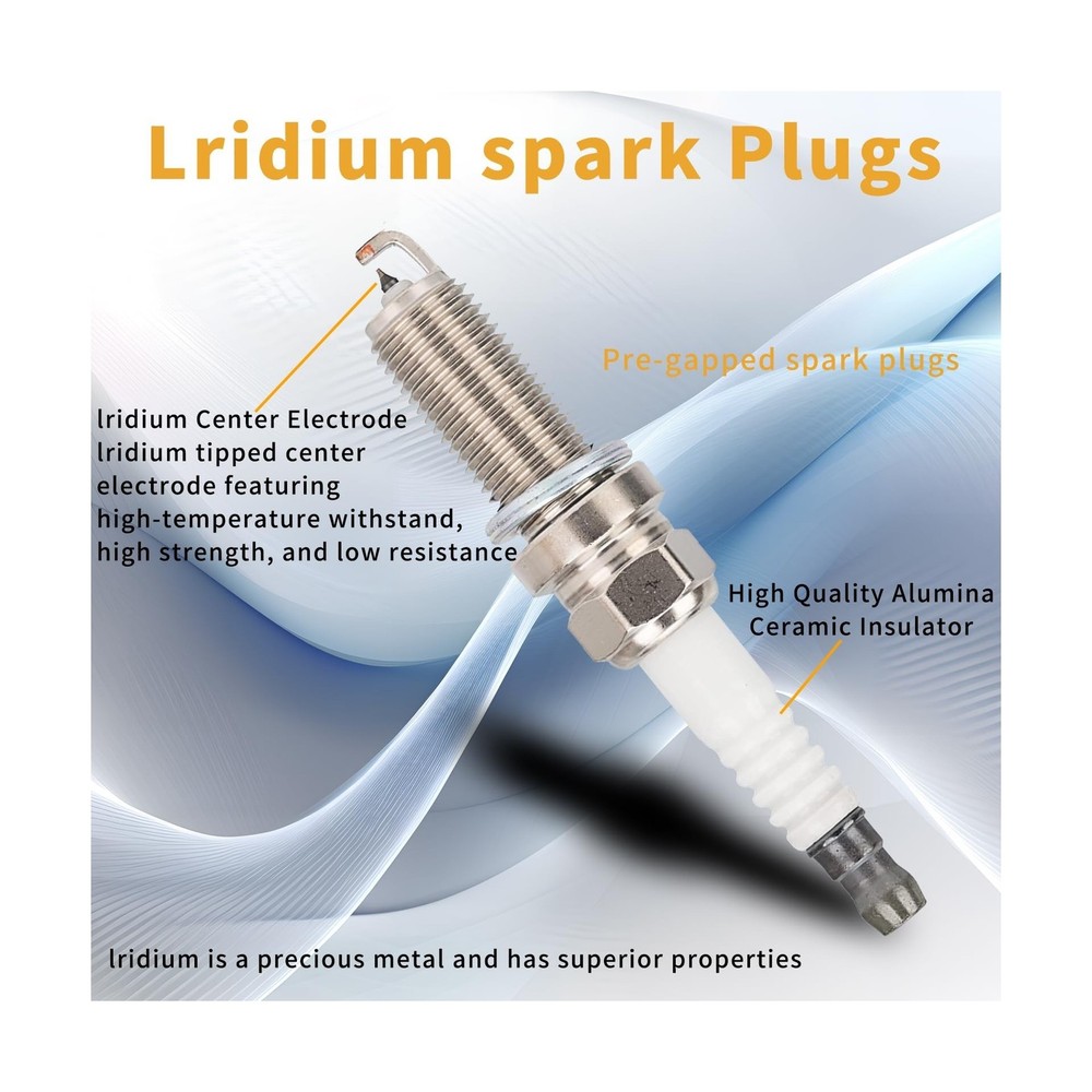 4Pcs UF549 Ignition Coil Pack and 9029 Iridium Spark Plug Compatibl... Fast Ship