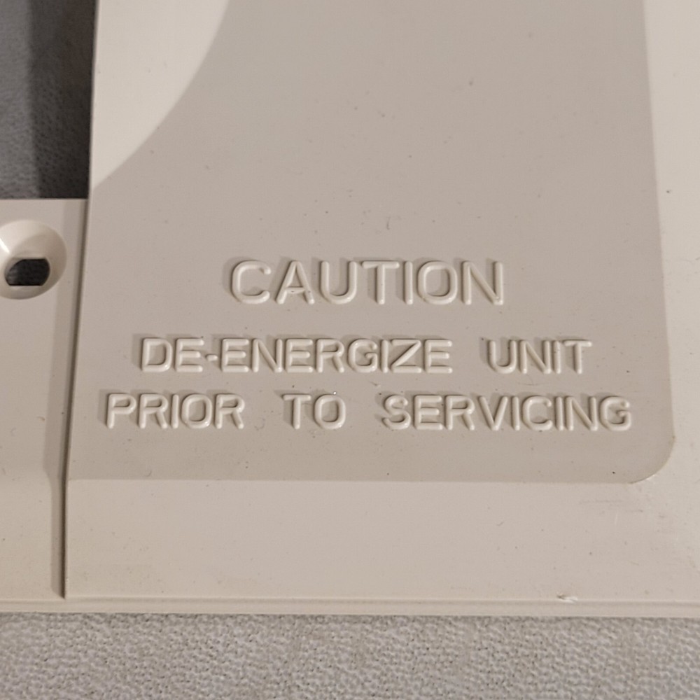 Fike Relay Module Wall Plate Off White Switch Fire 5" X 5"