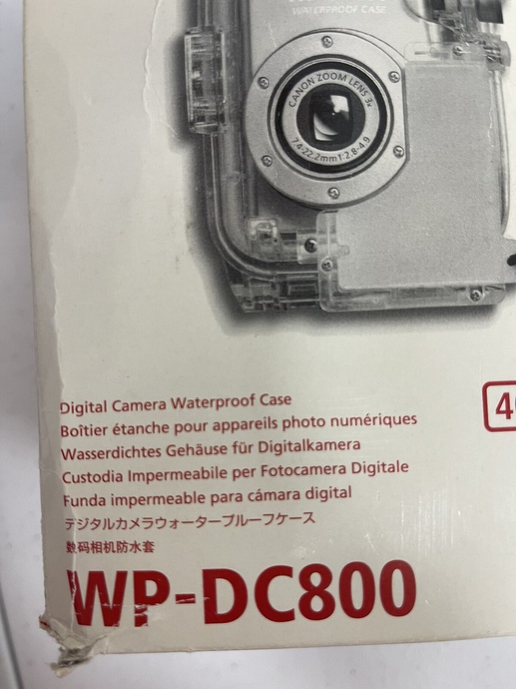 Canon Waterproof Camera Case WP-DC800 With Box