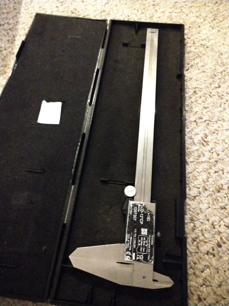Mitutoyo Absolute Digimatic Digital Calipers 500-193 CD-12" CP Inside Outside
